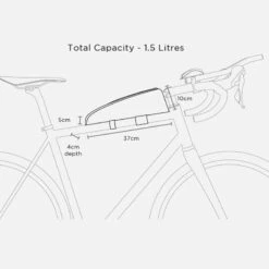 Restrap Race Top Tube Bag Rahmentasche Für Das Oberrohr Schwarz (1,5 Liter) -Fahrradteile Geschäft 59202803 06mExKdzagiWwPm 1280x1280