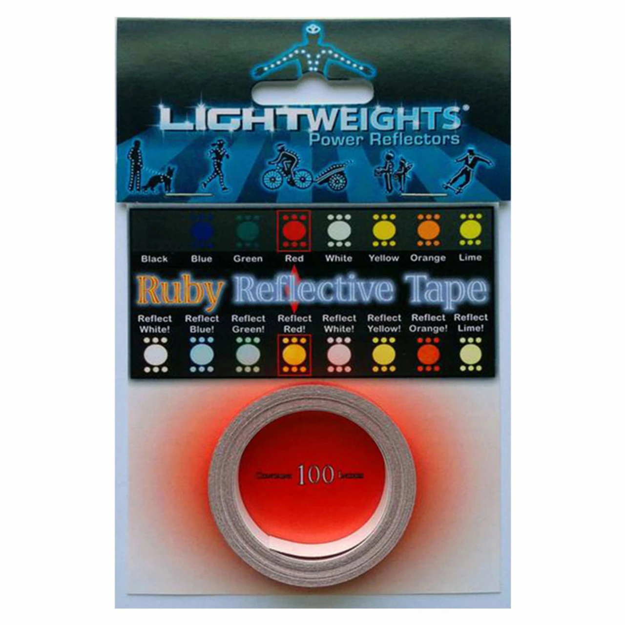 Lightweights Reflective Tape 3M Reflexband - Ruby (Rot) 3 Lightweights Reflective Tape 3M Reflexband - Ruby (Rot)