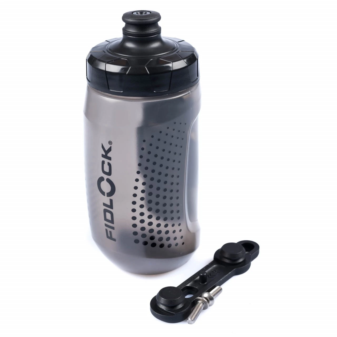 Fidlock TWIST Bottle 450 + Bike Base Transparent Black 3 Fidlock TWIST Bottle 450 + Bike Base Transparent Black