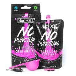 Muc-Off NO Puncture Hassle 140ml Dichtmilch Kit Für Tubeless-Reifen Und Schlauchreifen