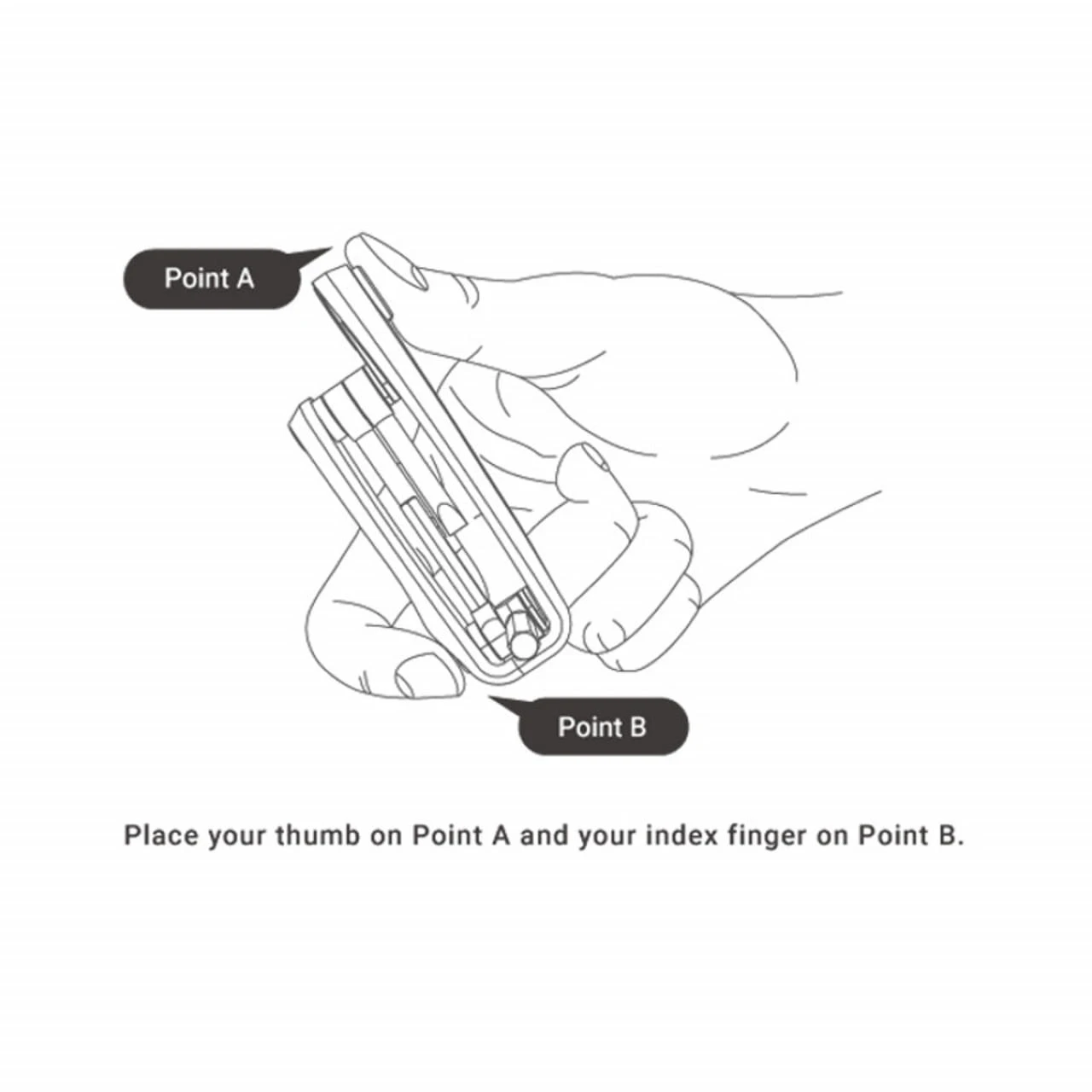 Birzman M-Torque 4 Minitool - 2x Innensechskant + Torx + Schlitzschraube 6 Birzman M-Torque 4 Minitool - 2x Innensechskant + Torx + Schlitzschraube – Bild 4