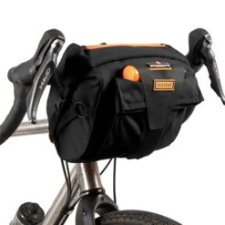 Restrap Bar Pack - Lenkertasche Mit Rolltop-Verschluss - 10 L Schwarz -Fahrradteile Geschäft 68922867 05eMYaCrcEbvZq1 1280x1280