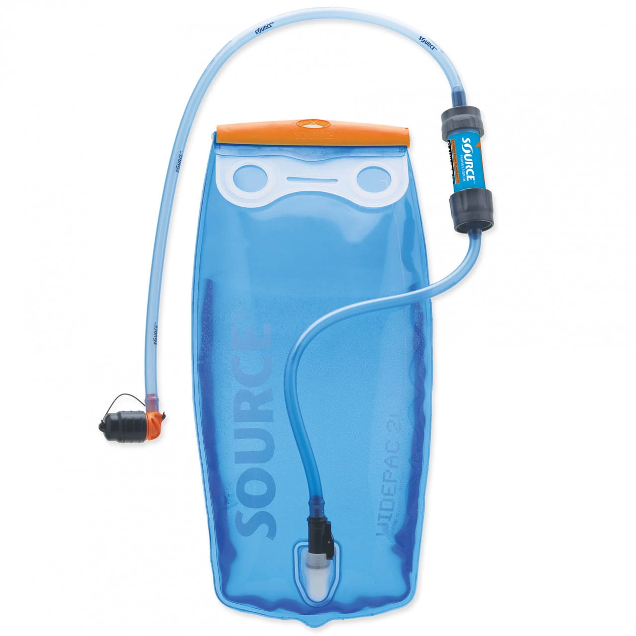SOURCE Widepac Trinkblase + Filter - 2 L, Blau 3 SOURCE Widepac Trinkblase + Filter - 2 L, Blau