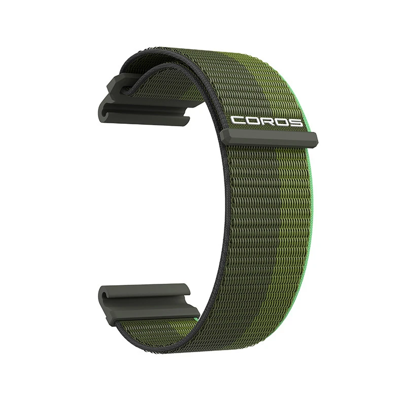 COROS VERTIX 2 Nylon Band Green 26 Mm Breit Mit 26 Mm Armbandanschluss - Nylon-Armband Grün 4 COROS VERTIX 2 Nylon Band Green 26 Mm Breit Mit 26 Mm Armbandanschluss - Nylon-Armband Grün – Bild 2