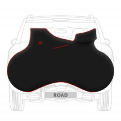 VELOSOCK Transport-Fahrradüberzug Black E Red Für Road-Bikes (Durable + Water Repellent)